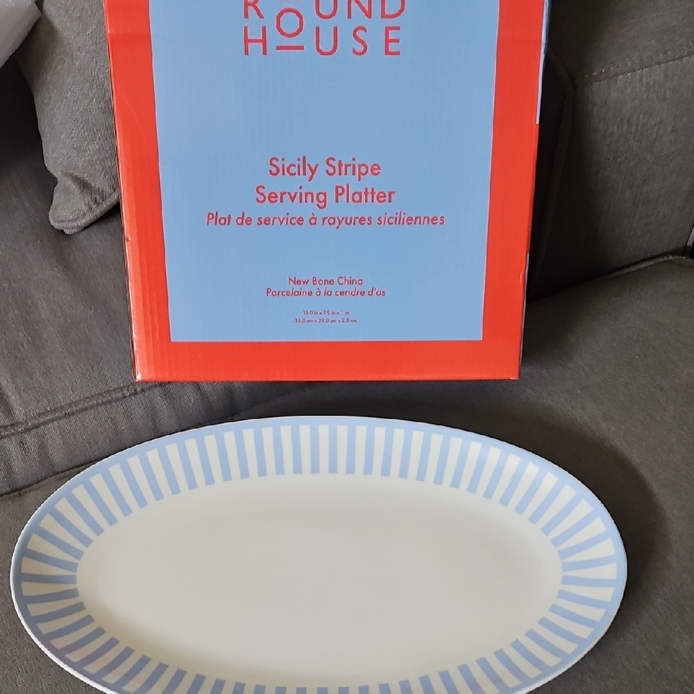 Round House Serving Platter - New Unused - Fabfitfun